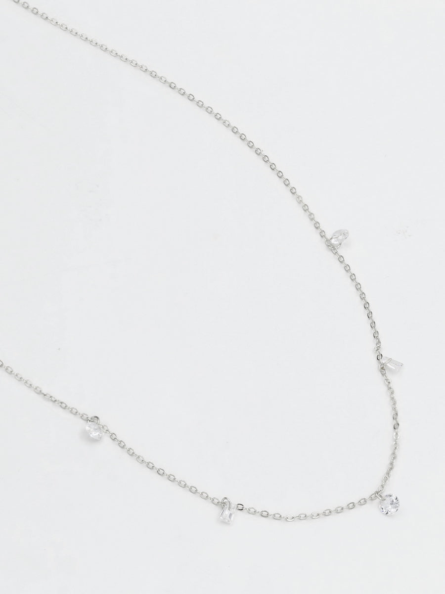 925 Sterling Silver CZ Necklaces