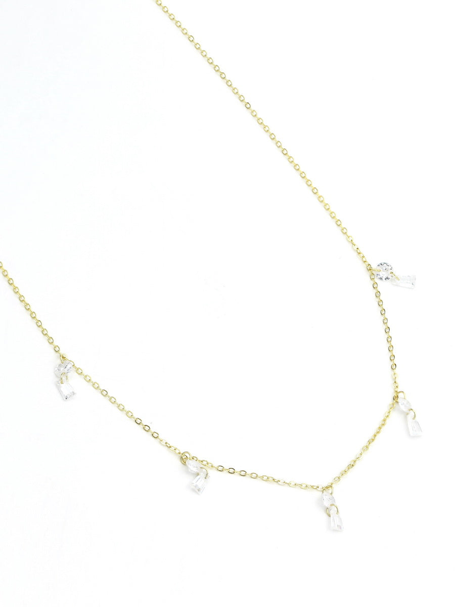 925 Sterling Silver CZ Necklaces