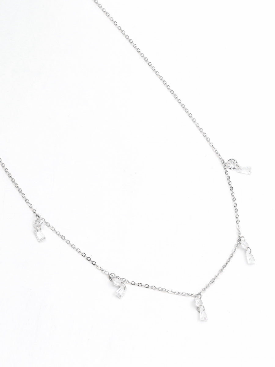 925 Sterling Silver CZ Necklaces