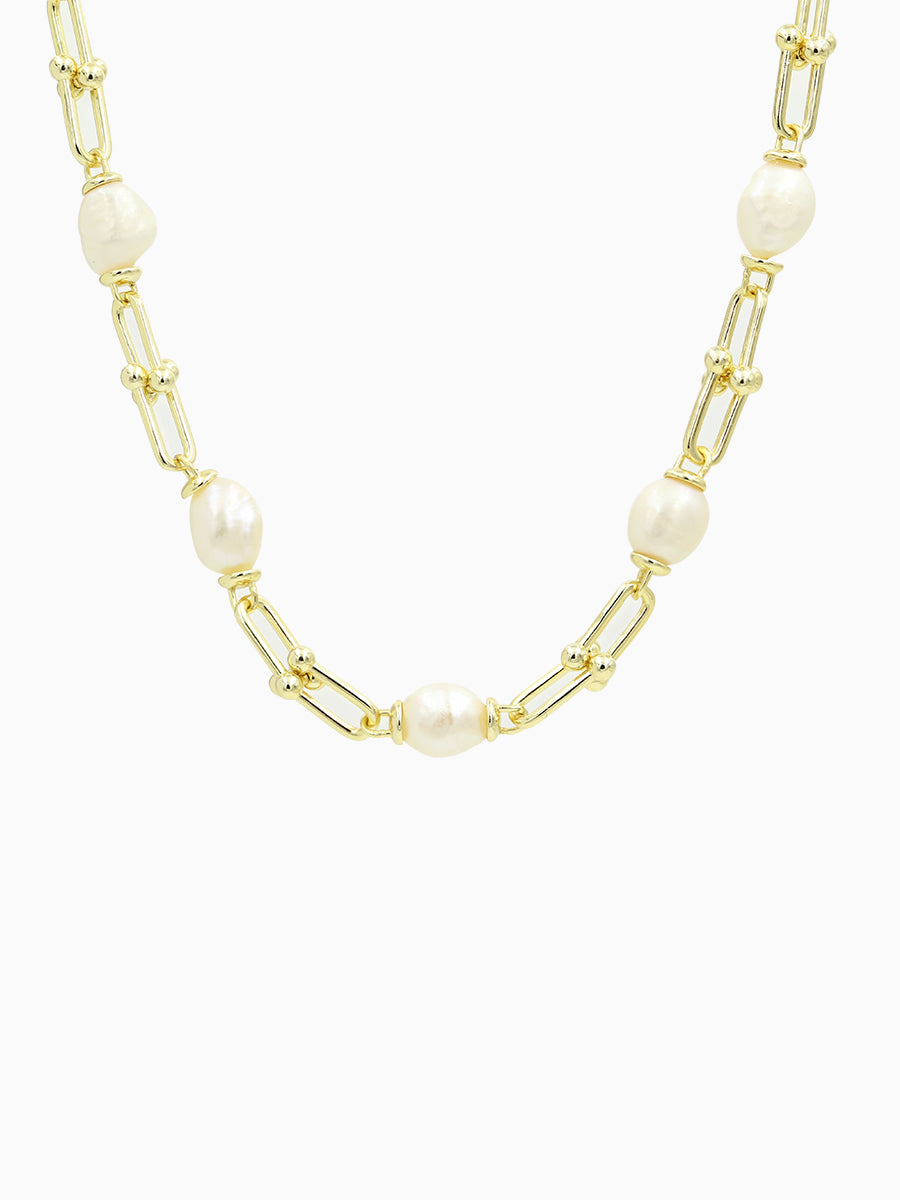 925 Sterling Silver Fresh Water Pearls Necklace