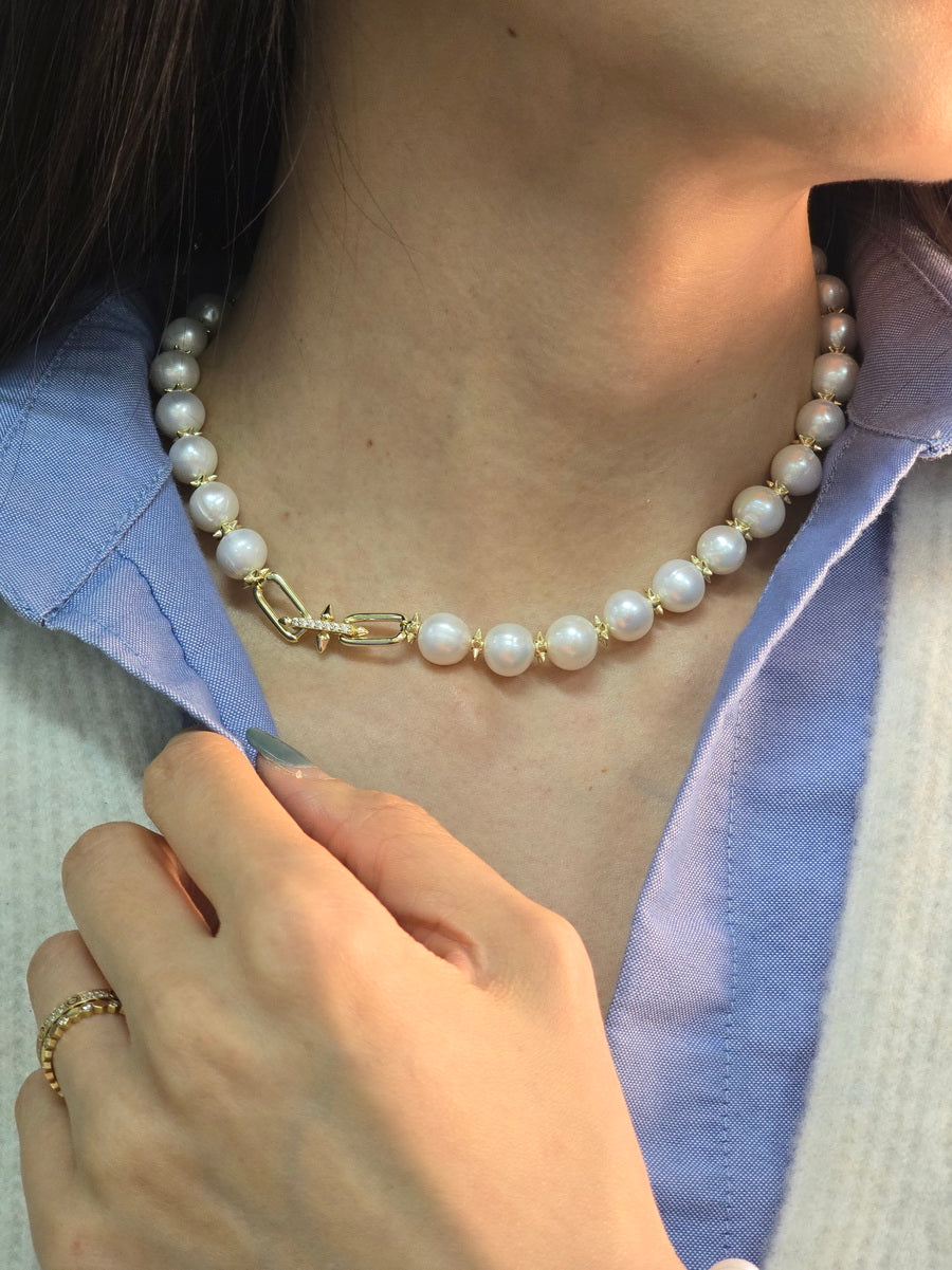 925 Sterling Silver Pearl Necklaces