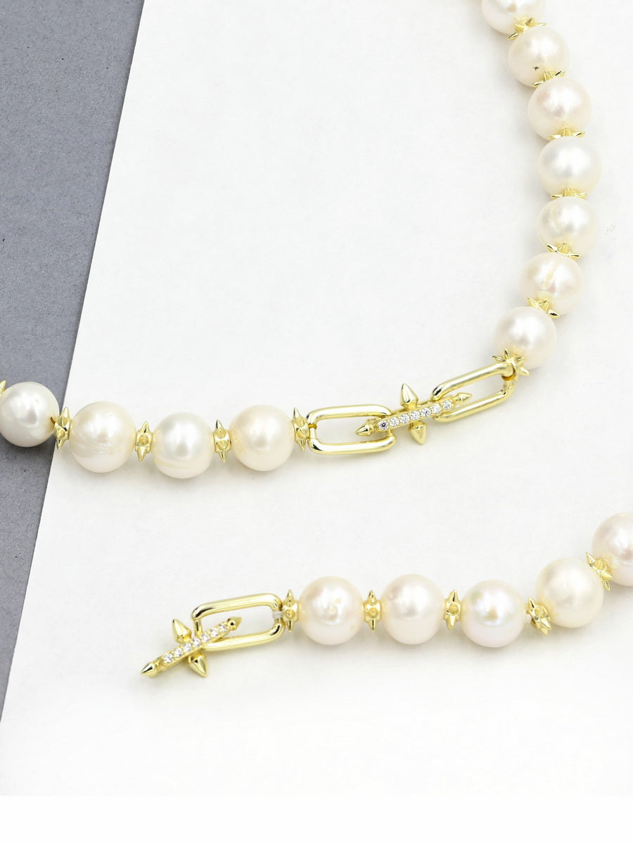 925 Sterling Silver Pearl Necklaces