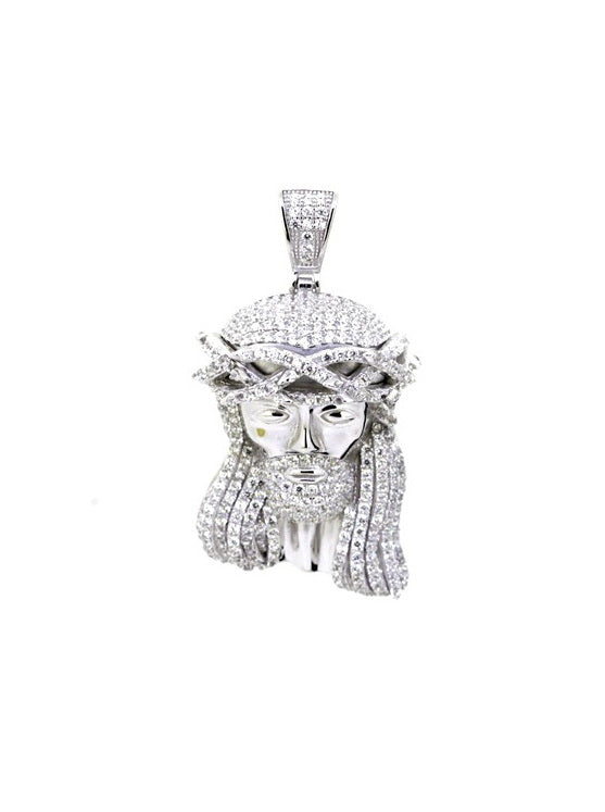 925 Sterling Silver Jesus Pendant