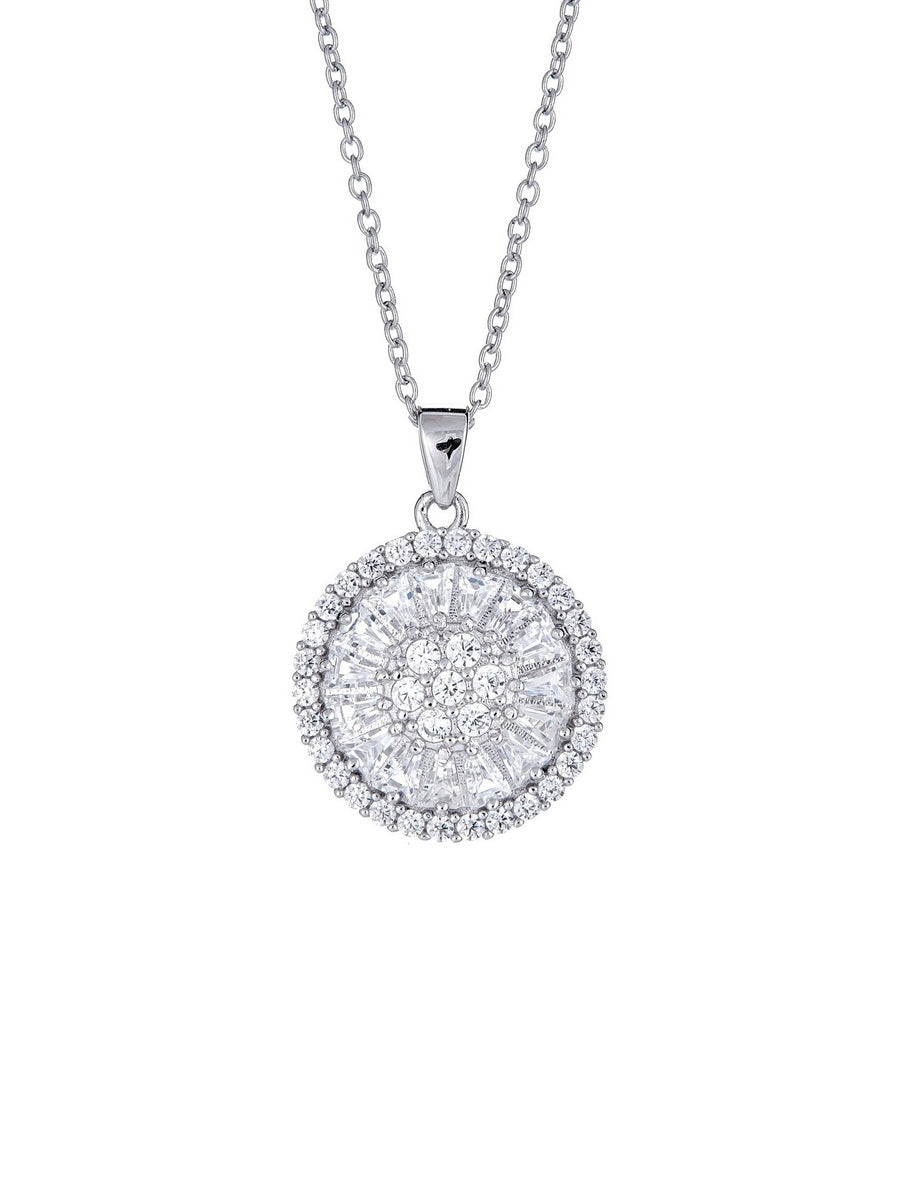 925 Sterling Silver CZ Necklace