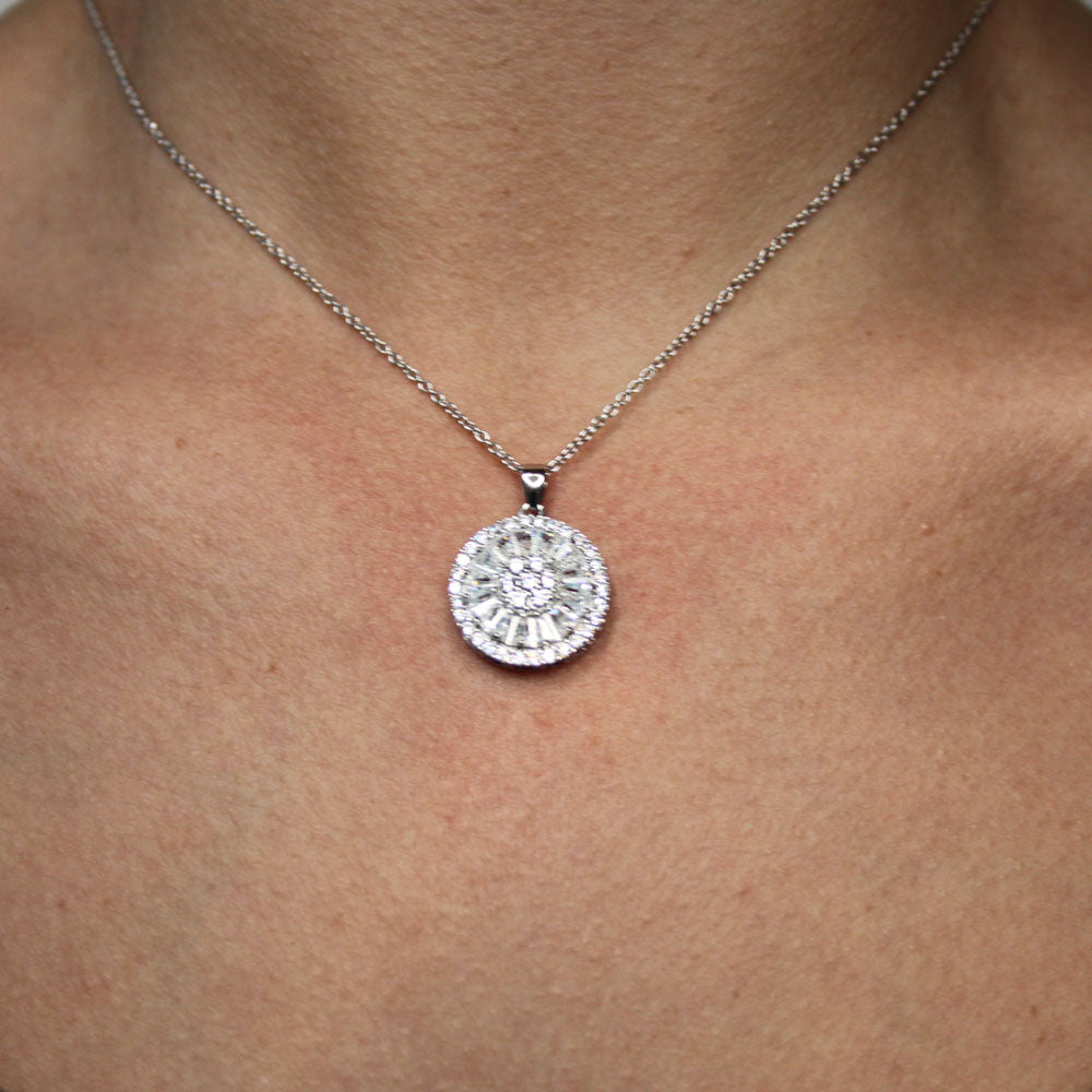 925 Sterling Silver CZ Necklace