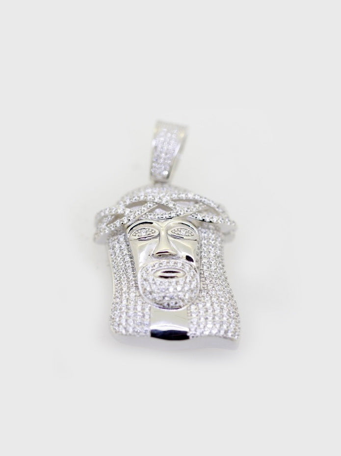 925 Sterling Silver Jesus Pendant