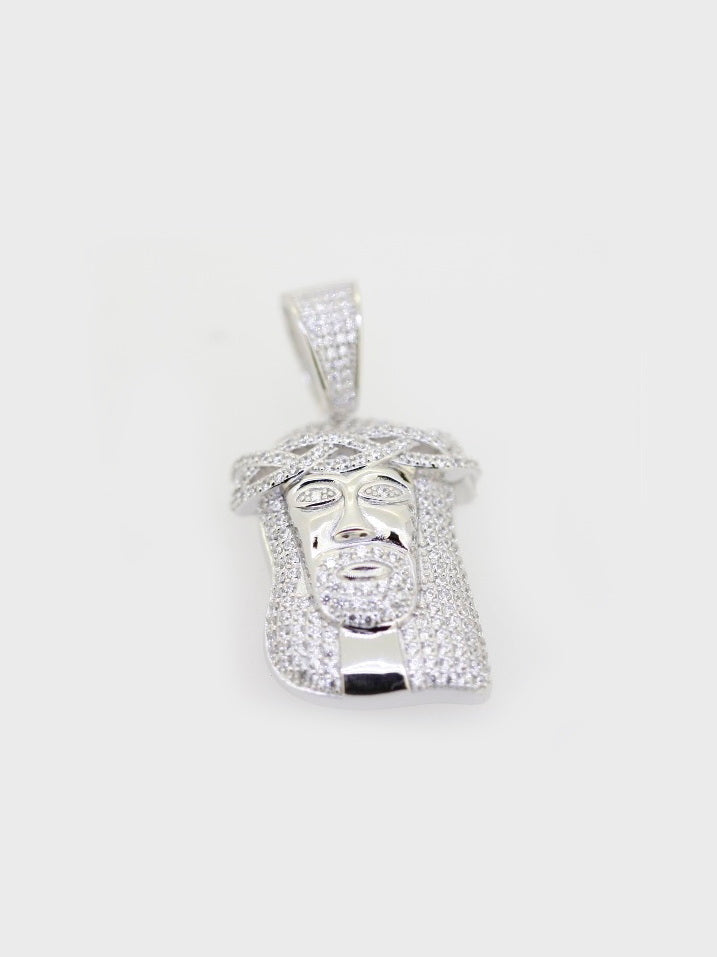 925 Sterling Silver Jesus Pendant