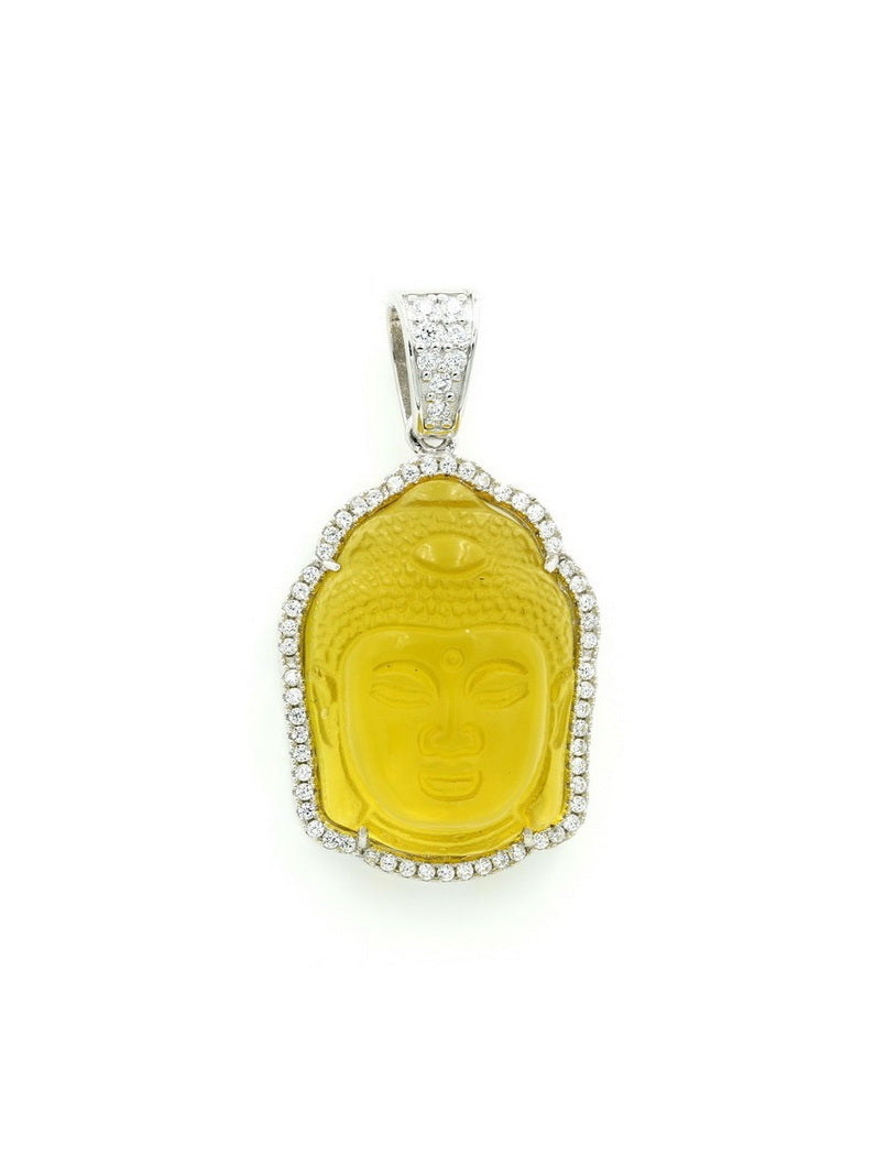 925 Sterling Silver Buddha Pendant