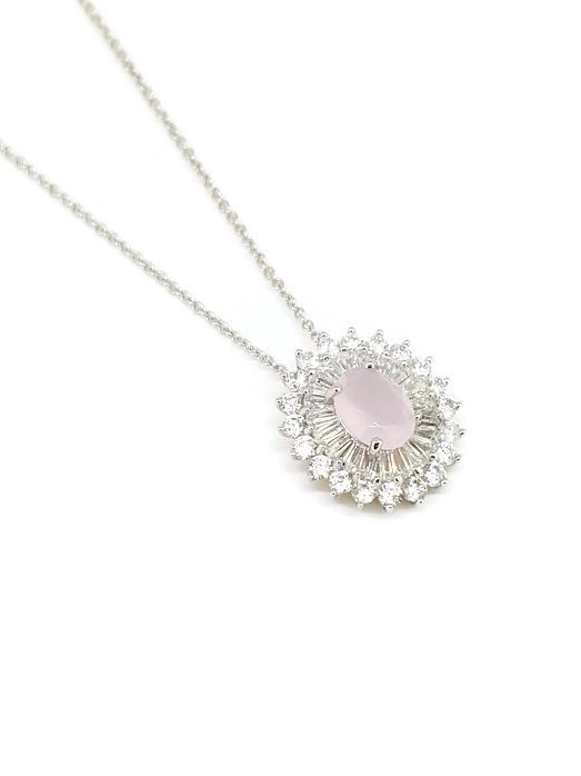 925 Sterling Silver CZ Necklace