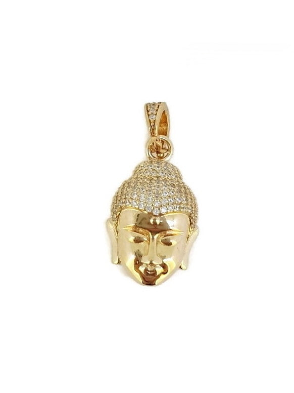 925 Sterling Silver Buddha CZ Pendant