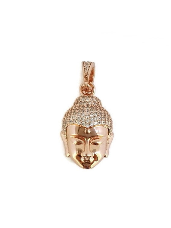 925 Sterling Silver Buddha CZ Pendant