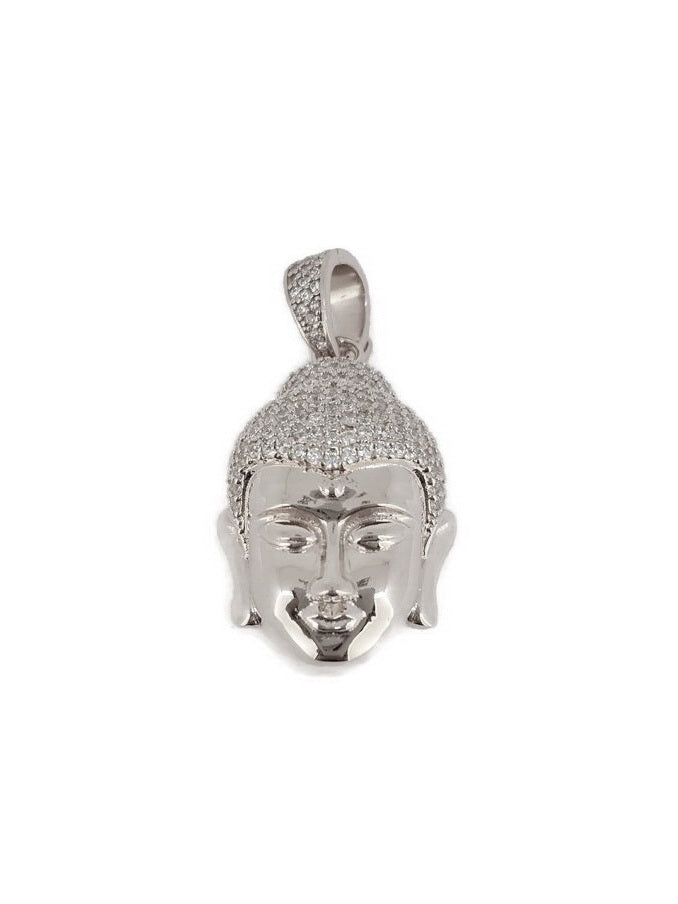 925 Sterling Silver Buddha CZ Pendant