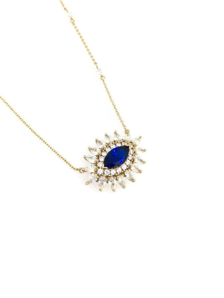 925 Sterling Silver Evil Eye Necklace