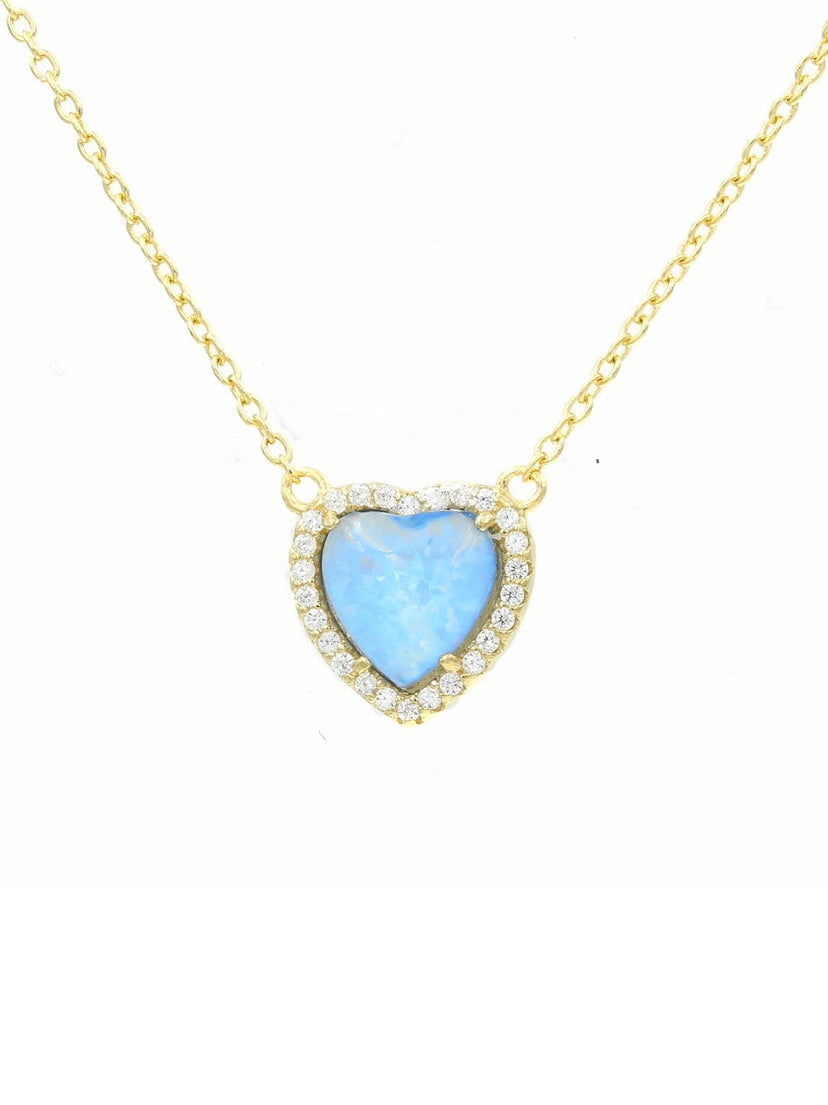 925 Sterling Silver Heart Necklace