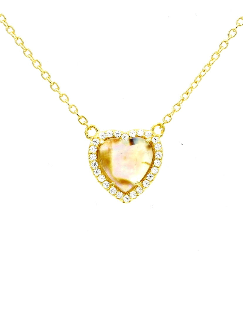 925 Sterling Silver Heart Necklace