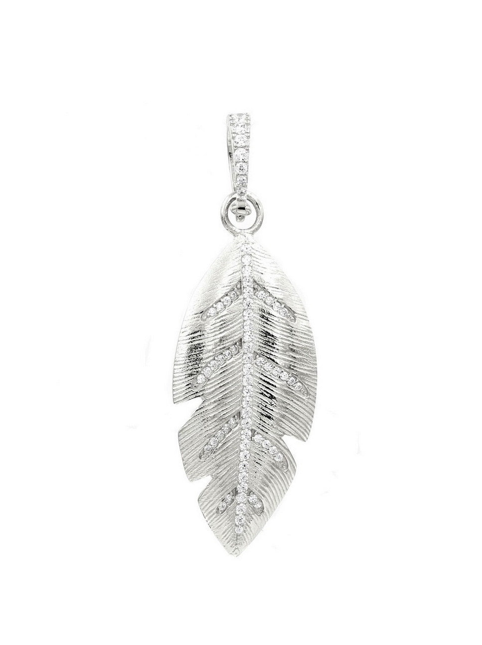 925 Sterling Silver Leaf Pendant