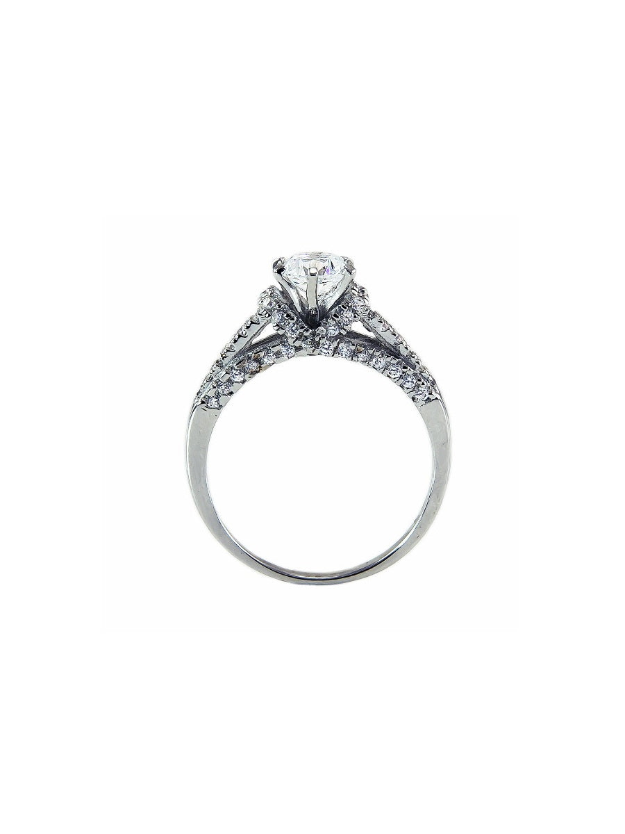 925 Silver Cubic Zirconia Wedding Ring