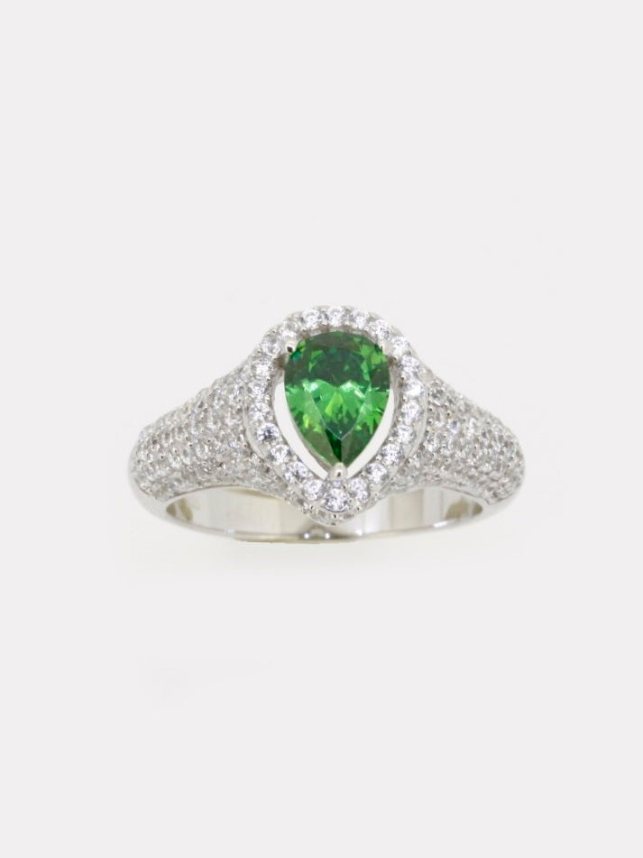 925 Silver Cubic Zirconia Wedding Ring