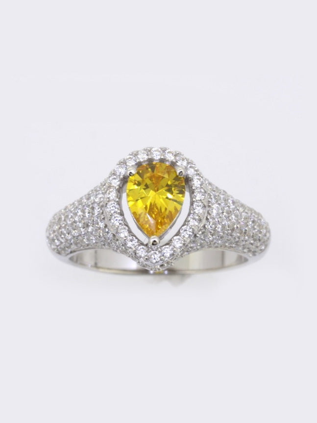 925 Silver Cubic Zirconia Wedding Ring