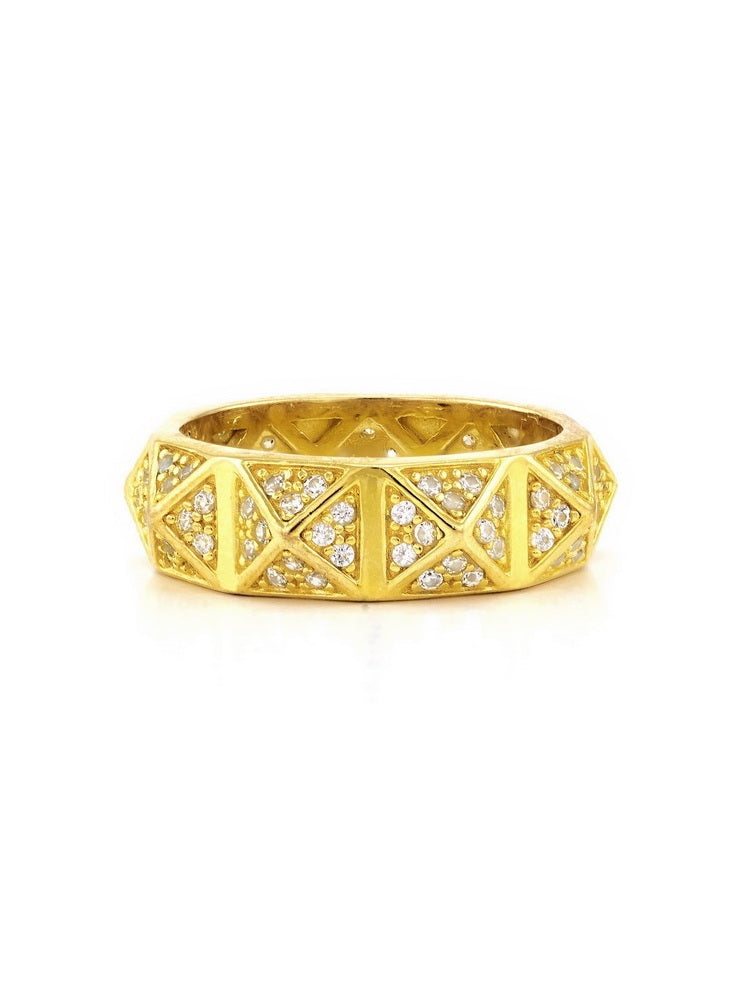 925 Silver Cubic Zirconia Band Ring
