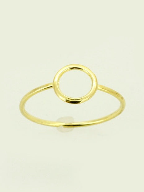 925 Sterling Silver round CZ Ring