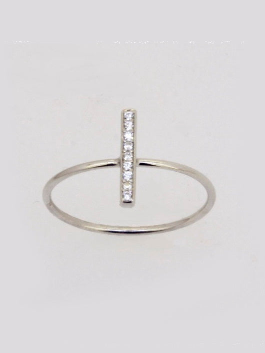 925 Sterling Silver CZ Ring