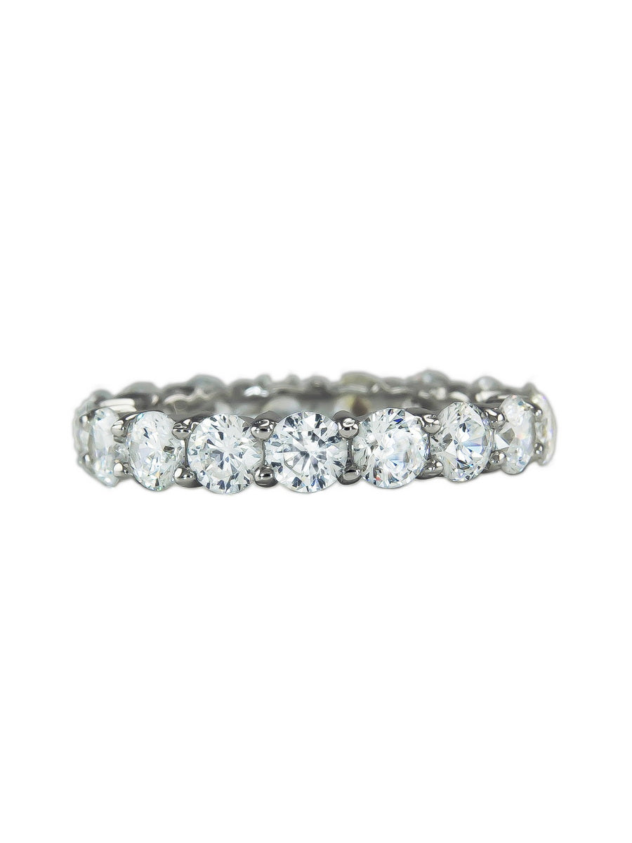 925 Silver Cubic Zirconia Band Ring