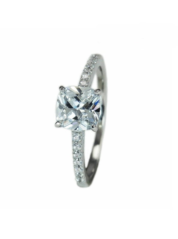 925 Silver Cubic Zirconia Wedding Ring