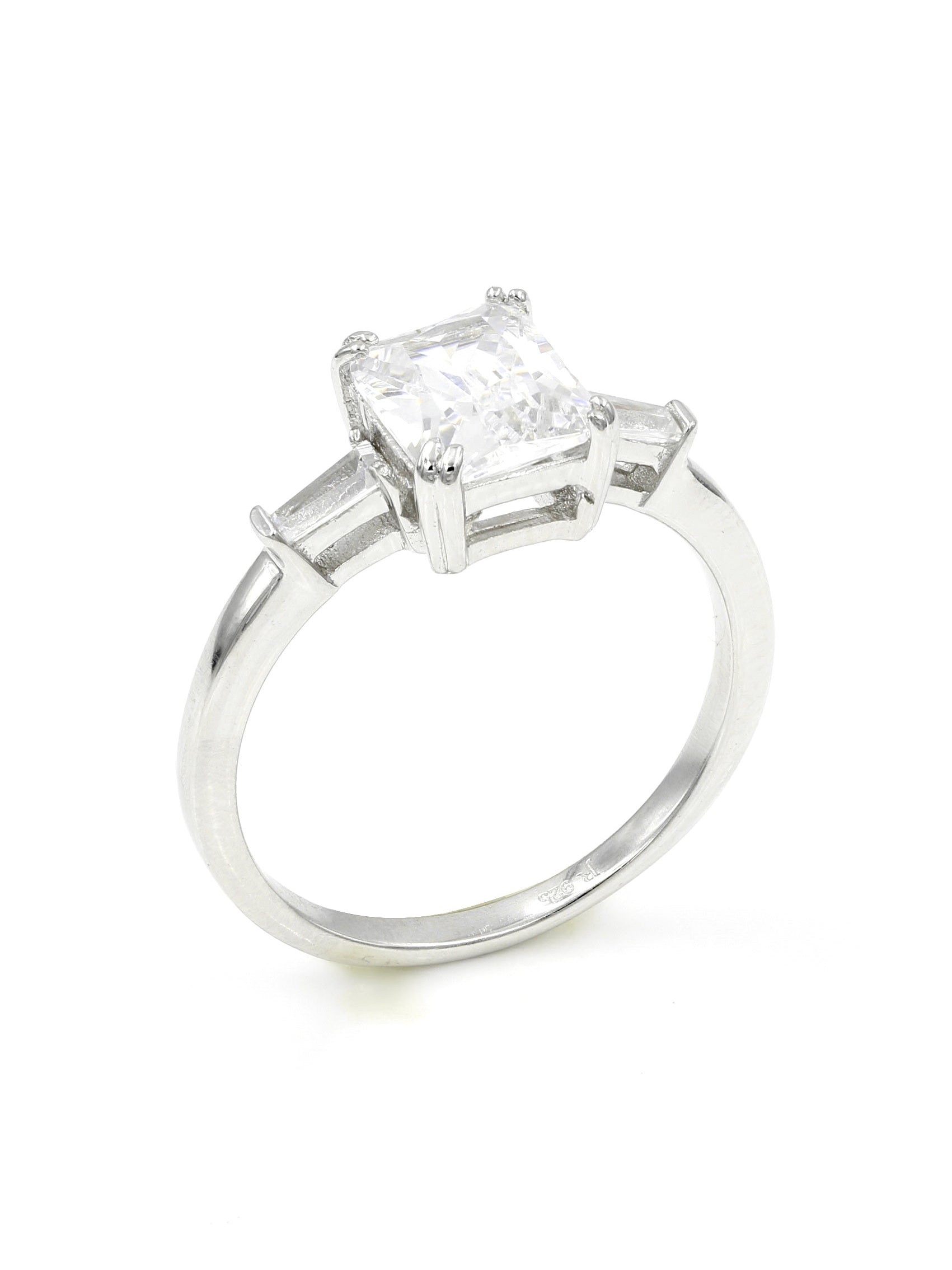925 Silver Cubic Zirconia Wedding Ring