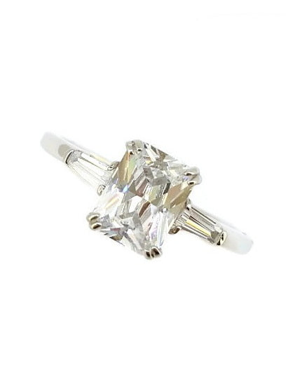 925 Silver Cubic Zirconia Wedding Ring