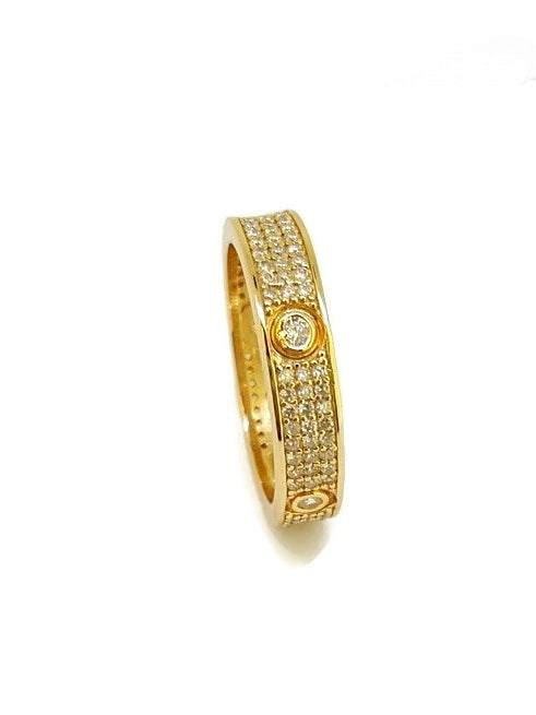 925 Silver Cubic Zirconia Band Ring