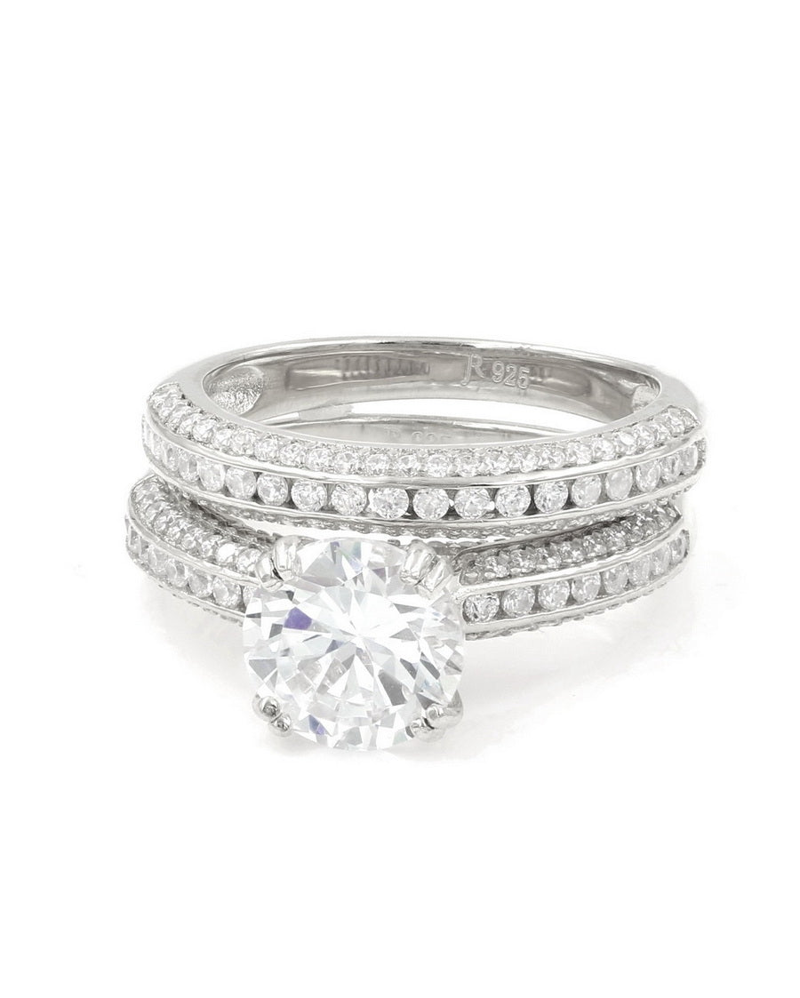 925 Silver Cubic Zirconia Stackable Ring