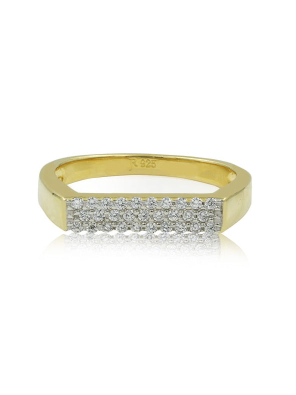 925 Sterling Silver CZ Wedding Band