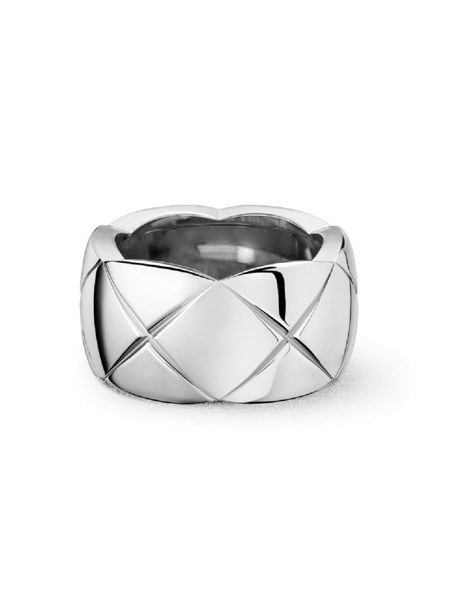 925 Sterling Silver Crush Engraved Band Ring